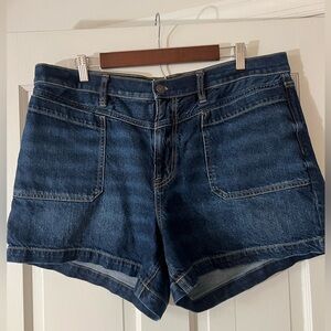 American Eagle Outfitters Strigid High-Waisted Denim Shorts - Size 16